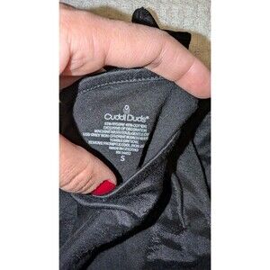 Climate Right Cuddl Duds Black Long Sleeve Top Size S